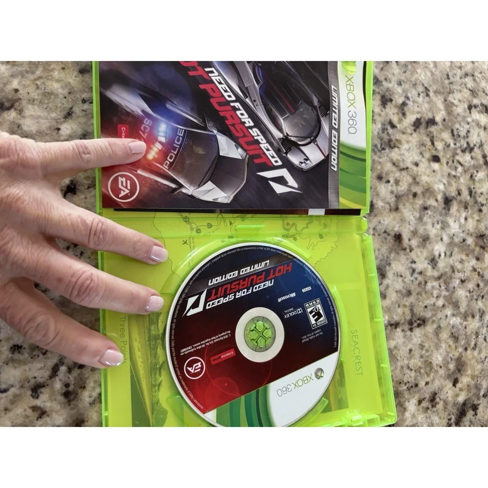 Two Xbox 360 race games need for‎ speed, hot pursuit, and MX versus ATV untamed